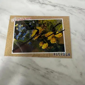 기무라 료헤이 사인 김라이즘 증정회 사인회 엽서