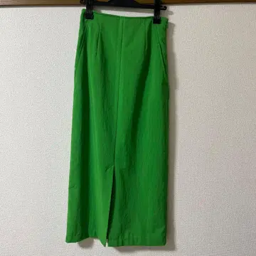 SHIPS 그린 타이트 스커트