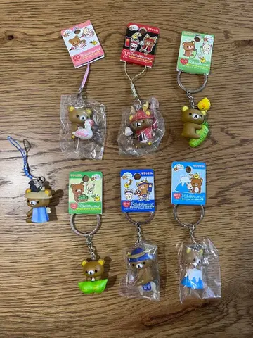 [ 새상품급 ] 리락쿠마 지역 한정 스트랩 7개 세트