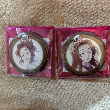 귀멸의 칼날 무한성편 제1장 콜라보레이션 카페 랜덤 캔뱃지 나비 자매