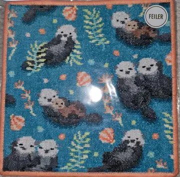 FEILER 페이러 푸카푸카 랏코 랏코 랏코 패턴 손수건 Web 한정판