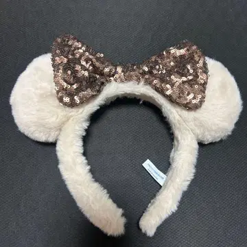 디즈니 머리띠 팬캡 겨울 복슬복슬