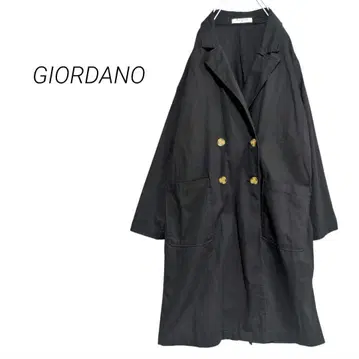 [ 조르다노 ] 스프링 코트 롱 코트 오버 사이즈 W 블랙