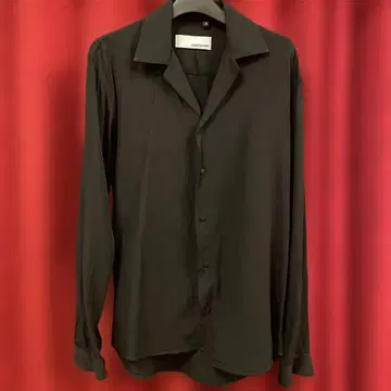[ costumein ] 이탈리아제 리오셀 올 블랙 셔츠