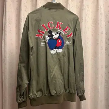 RODEO CROWNS 로데오 크라운 미키 MA-1 카키 L 사이즈