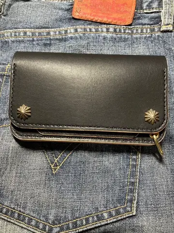 미들 트래커 지갑 차심 언덕 염색 아메카지 놋쇠 견고 아폴로 콘초