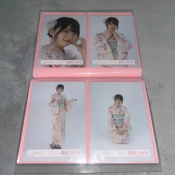 사쿠라자카46 모리타 히카루 브로마이드 4종 컴프 2025년 유카타