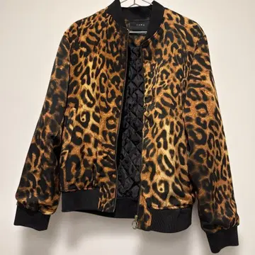 ZARA 레오파드 무늬 봄버 자켓