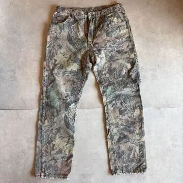 Wrangler 리얼트리 카모 올 패턴 데님 팬츠 W36
