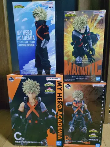 [ 미개봉 4개 세트 ] 바쿠고 카츠키 피규어 묶음 판매