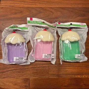 다이소 키링 케이스 플로트 3개 세트