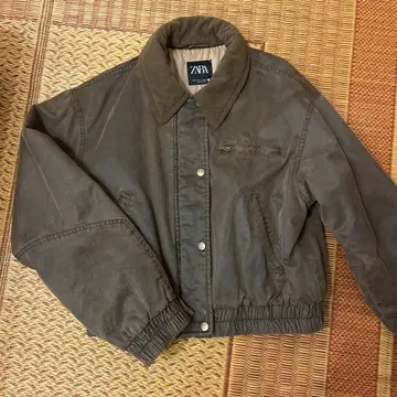 ZARA 다크 브라운 점퍼 M