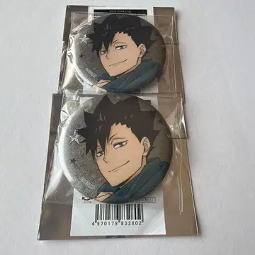 하이큐 캔뱃지 요코하마 코스모 월드 홀로그램 캔뱃지 KURO 쿠로오