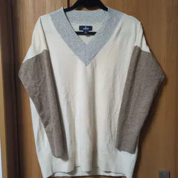 Lands' End V넥 캐시미어 니트