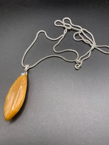 루틸 목걸이 길이 41mm 폭 14mm s925 체인 60cm