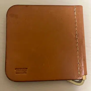 HERZ 가죽 머니클립 브라운