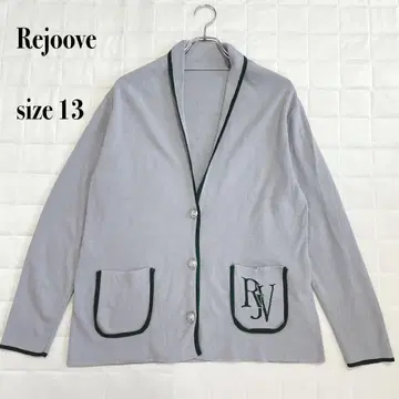Rejoove 그레이 가디건 V넥 size 13