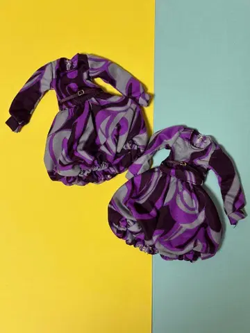 제니짱 리카짱 캐슬 벌룬 원피스 세트