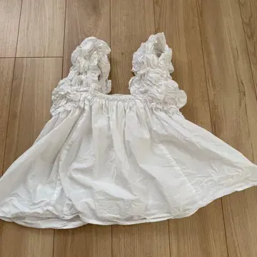 moussy SHOULDER FRILLS 상의 숄더 프릴 상의