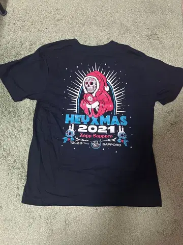 HEY XMAS 2021 티셔츠 Zepp Sapporo