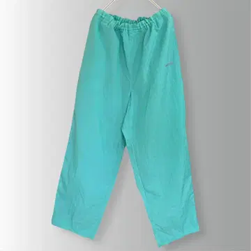 adidas 바스락 나일론 팬츠 민트 트레포일 자수