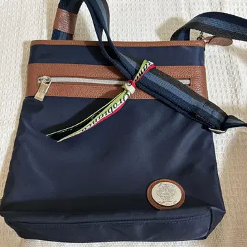 [컨디션 최상] Orobianco 숄더백 나일론 가죽 사선 크로스백