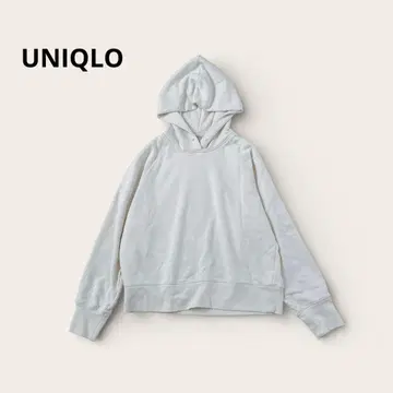 유니클로 후드티 풀오버 상의 긴팔 티셔츠 무지 코튼 혼합