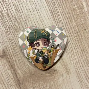 제5인격 스이파라 4주년 콜라보 카페 탐광자 하트 캔뱃지