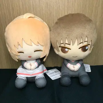 카드캡터 사쿠라 키노모토 사쿠라 리 샤오랑 봉제 인형 세트