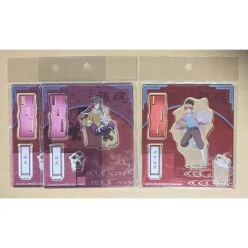 은혼 동화풍 아크릴 스탠드 오키타 소고 카무이 2개 세트