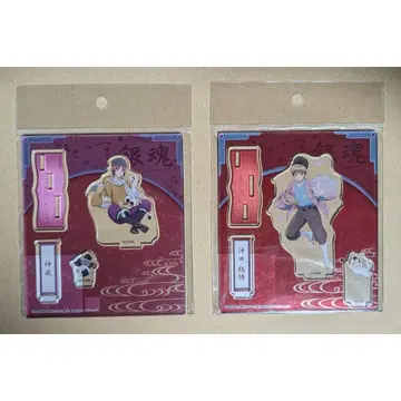 은혼 동화풍 아크릴 스탠드 오키타 소고 카무이 2개 세트