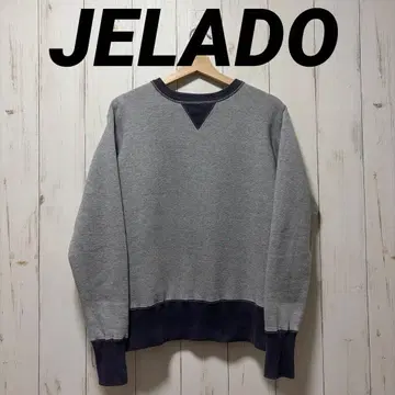 JELADO 젤라드 맨투맨 트레이닝복 양V 네이비