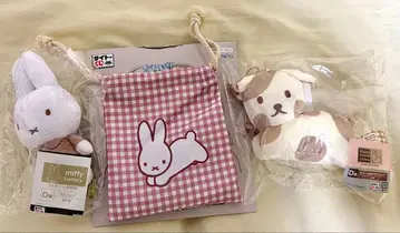 다이토 제일복권 마스코트 복조리 파우치 토끼 강아지 미피 브라운