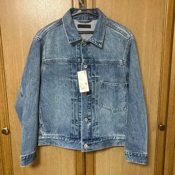 [ 택 포함 새상품 ] 유니클로 데님 트래커 자켓