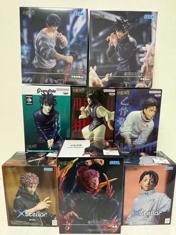 애니메이션 캐릭터 피규어 9체 세트