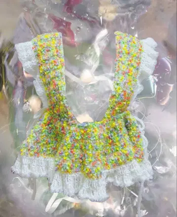 프릴 프릴 뷔스티에