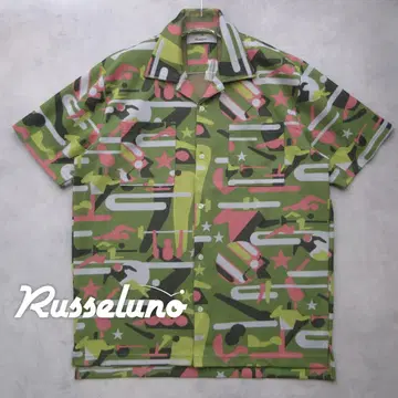 새상품 RUSSELUNO 러셀노 PICTGRAM 반팔 피케 셔츠