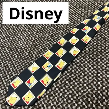 곰돌이 푸 넥타이 실크 100% Disney 캐릭터 올 패턴