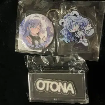 요루노 쿠로무 캔뱃지 아크릴 키링 배지