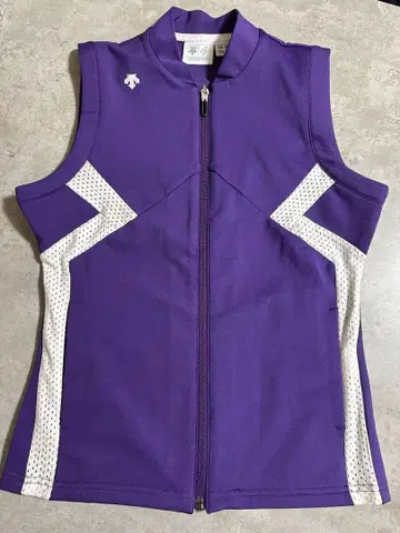 DESCENTE 블레스웨어 저지 베스트 퍼플