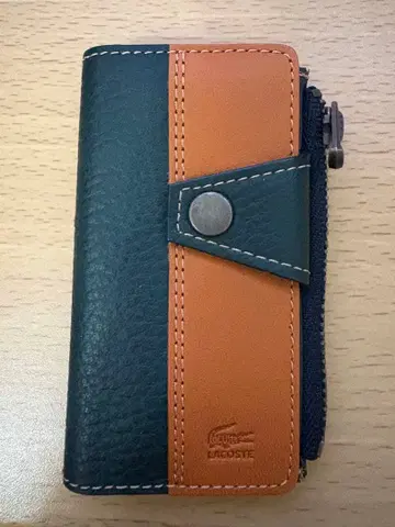 LACOSTE 가죽 키케이스 그린