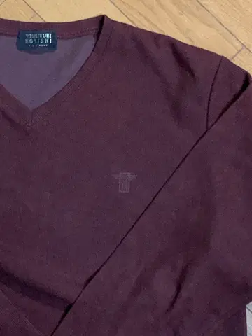 90s YOSHIYUKI KONISHI (ficce) 와인 긴팔 티셔츠