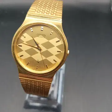 [ 작동품 ] CITIZEN 쿼츠 손목시계 골드 6031 G05220K