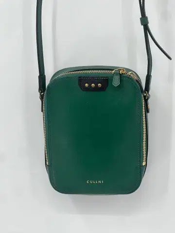 CULLNI 그린 가죽 숄더백