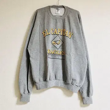 구제 의류 EL CAPTAIN EAGLES 미식축구 팀 로고 스웨트 셔츠