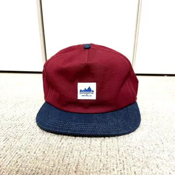 patagonia 파타고니아 캡 모자 레드 네이비 데님