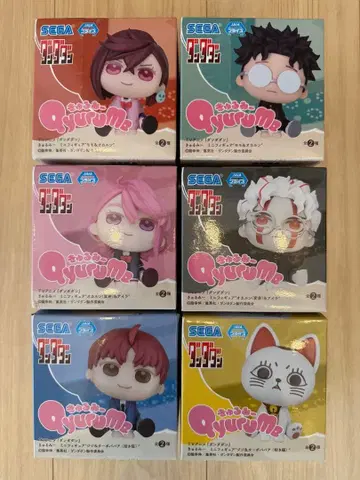단다단 큐룽하게 쳐다보는 포즈 미니 피규어 6종 세트 SEGA