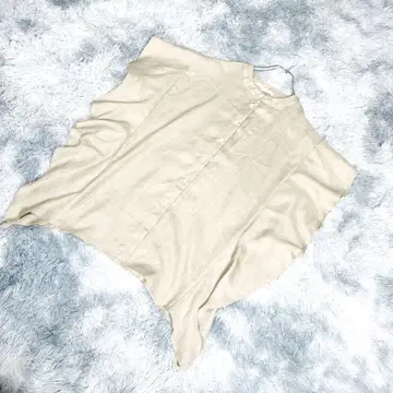 FENNEL 프릴 장식 노카라 블라우스 일본제