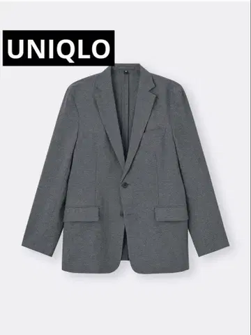UNIQLO 워셔블 테일러드 자켓 그레이 새상품급