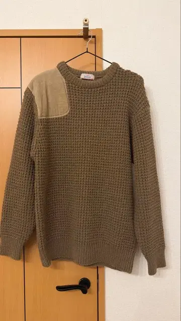 [레어] 코스기 산업 70년대 jantzen 엘보우 패치 니트